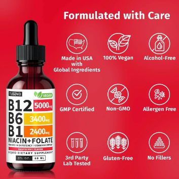 VITAMINA B12 NUSAVA CAJA X2