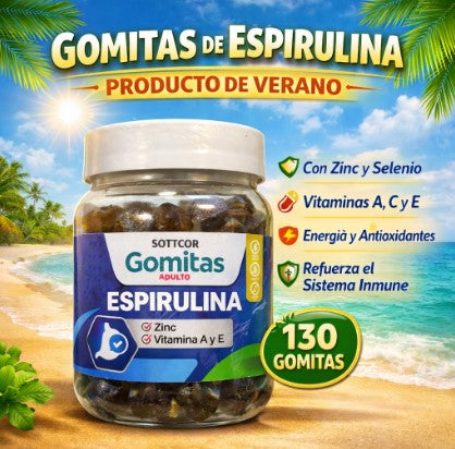 Gomitas de Espirulina – Energía, Vitaminas y Refuerzo Inmune
